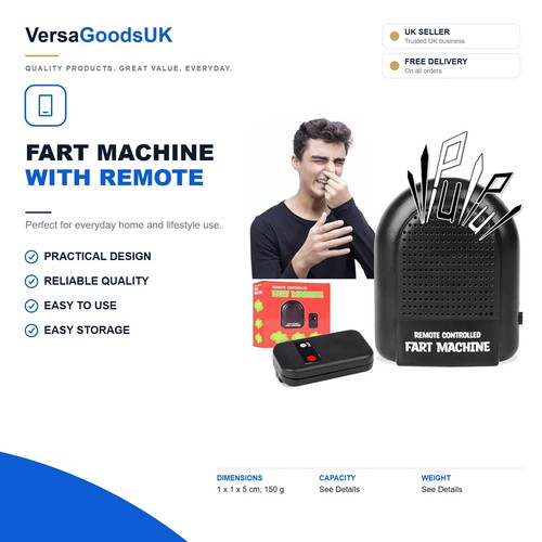 Fart machine with remote - machine,