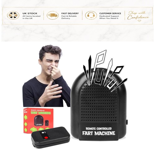 Pocket sized fart machine with - fart,